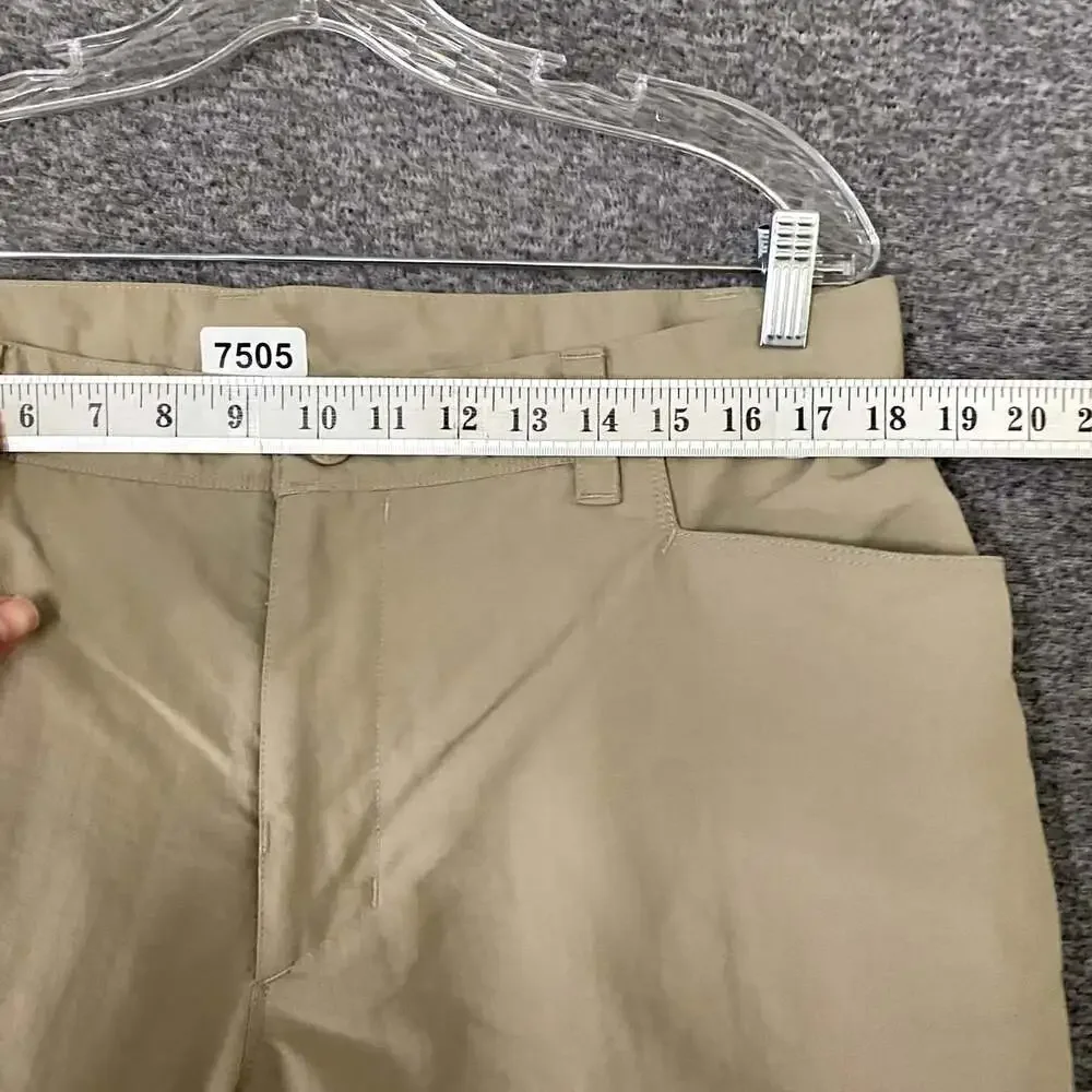 The North Face Men's Size 38 Beige Straight Leg Nylon Outerwear Pants